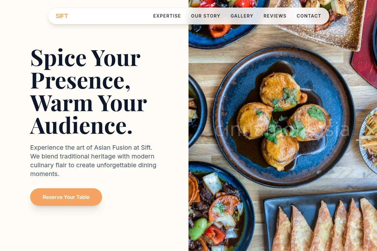 Sift Asian Fusion Food