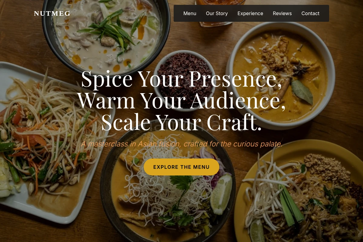 Nutmeg Asian Fusion Food
