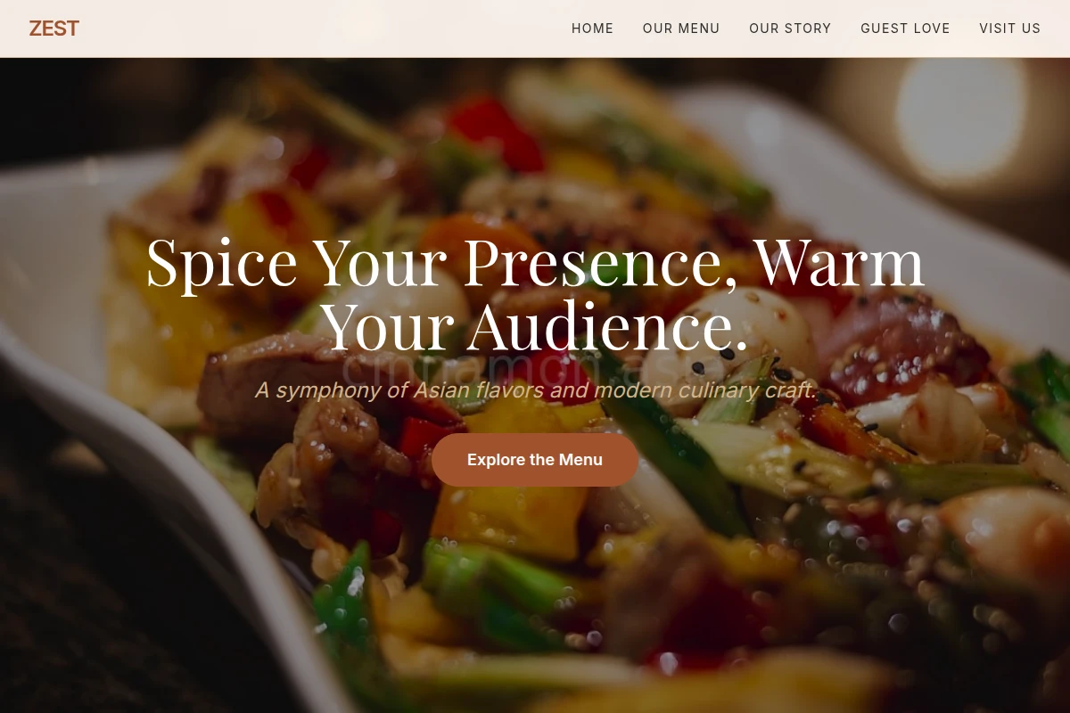 Zest Asian Fusion Food