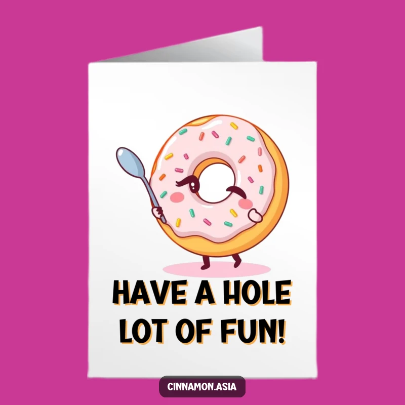 Free Printable Donut Levitation Birthday Card - Magical Downloadable Gift